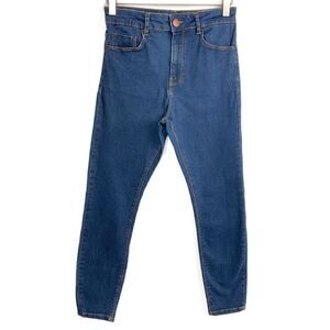 Asos Blue Regular Wash Skinny Denim Jeans 28